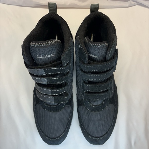LL Bean Men\'s  Snow Sneakers TEK 2.5 Waterproof Black Suede Hook & Loop Mid 13 M main image 11